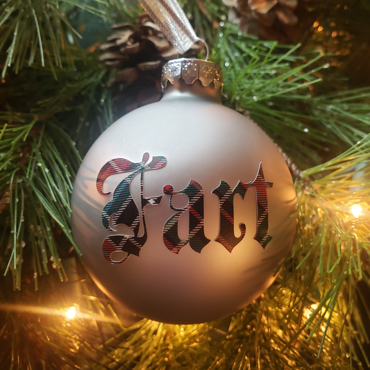 Fart Glass Christmas Ornament