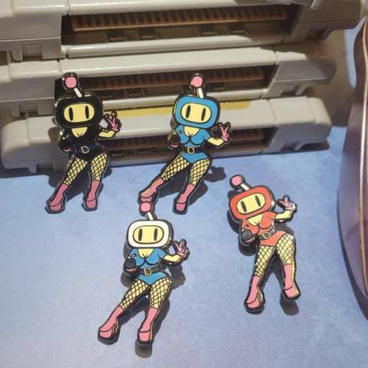 Sexy Bomberman Enamel Pin