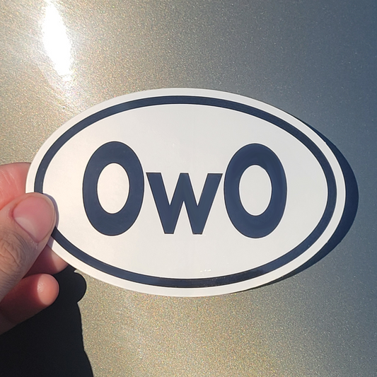 OwO Bumper Sticker