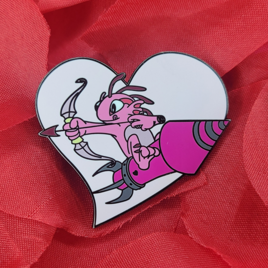 Love Is In The Air / Valentine's Day Murloc World of Warcraft Inspired Enamel Pin
